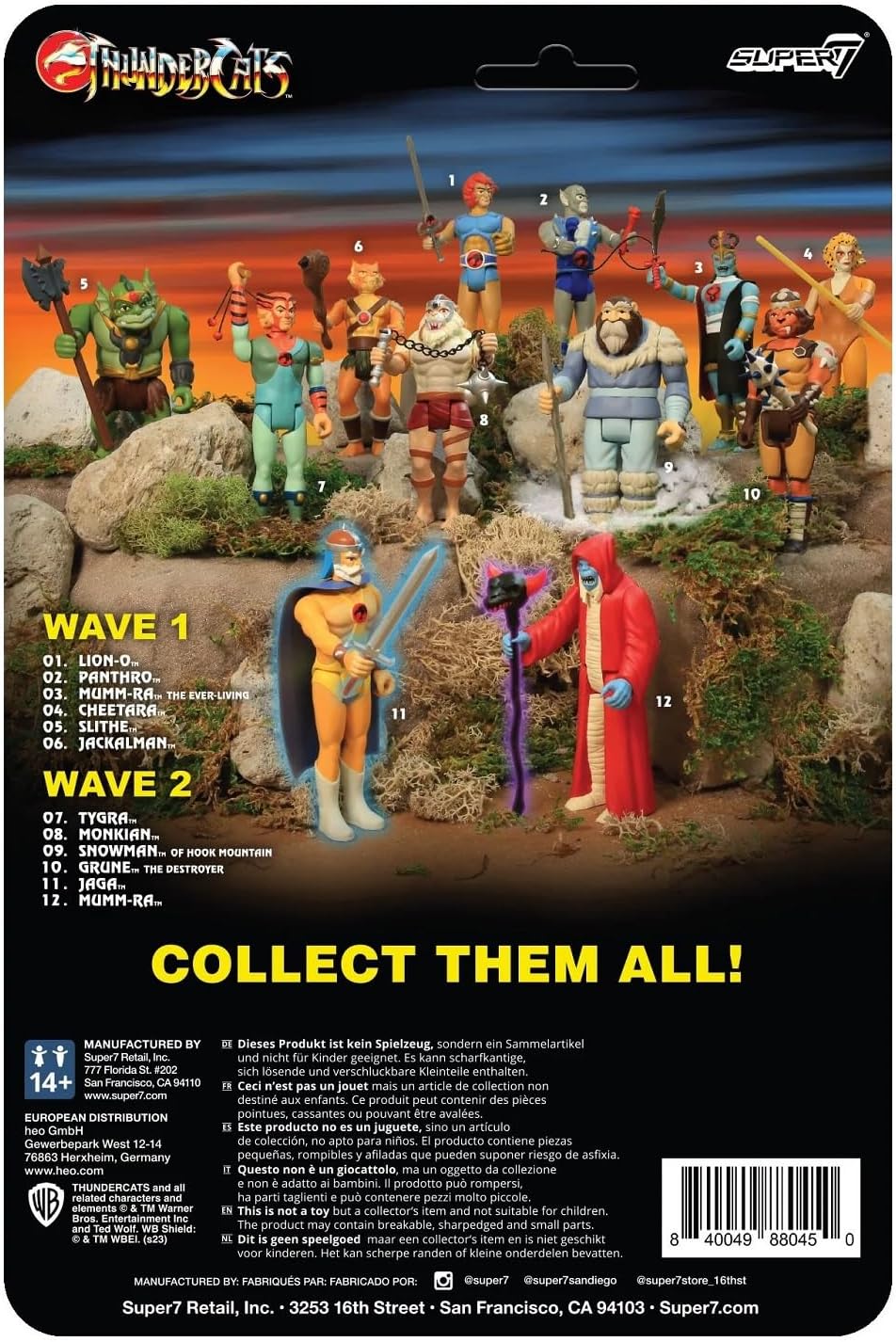 Super7 Invisible Tygra Thundercats Reaction Action Figure