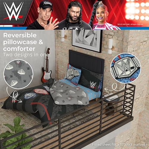 Miniatura 332 de Franco - Juego de edredón y sábanas supersuaves con funda de almohada, para niños, 7 piezas, tamaño matrimonial, Peppa Pig