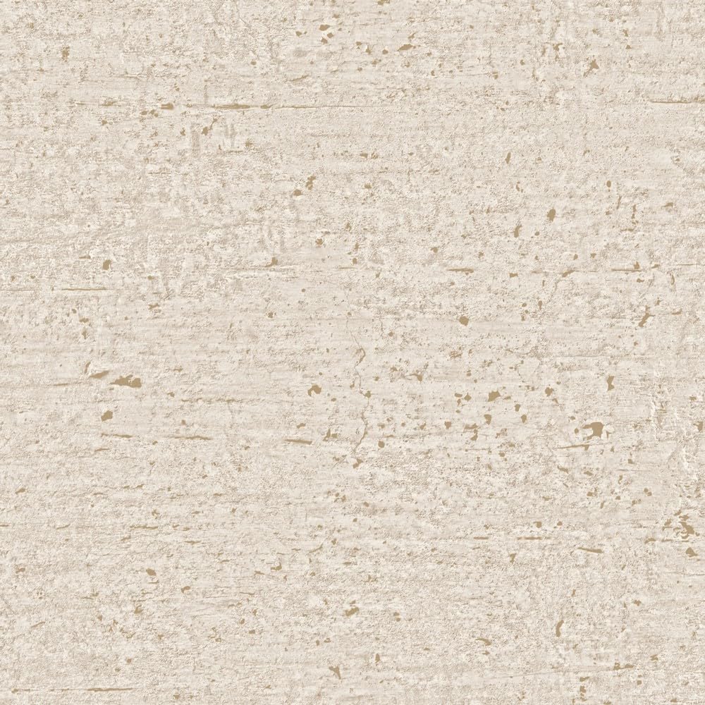 Belgravia Concrete Texture Brown Grey Wallpaper Metallic Gold Effect Stylish