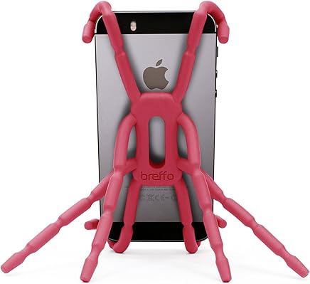 Breffo Spiderpodium - Soporte de coche para smartphone, color rosa Breffo Spiderpodium - Soporte de coche para smartphone, color rosa