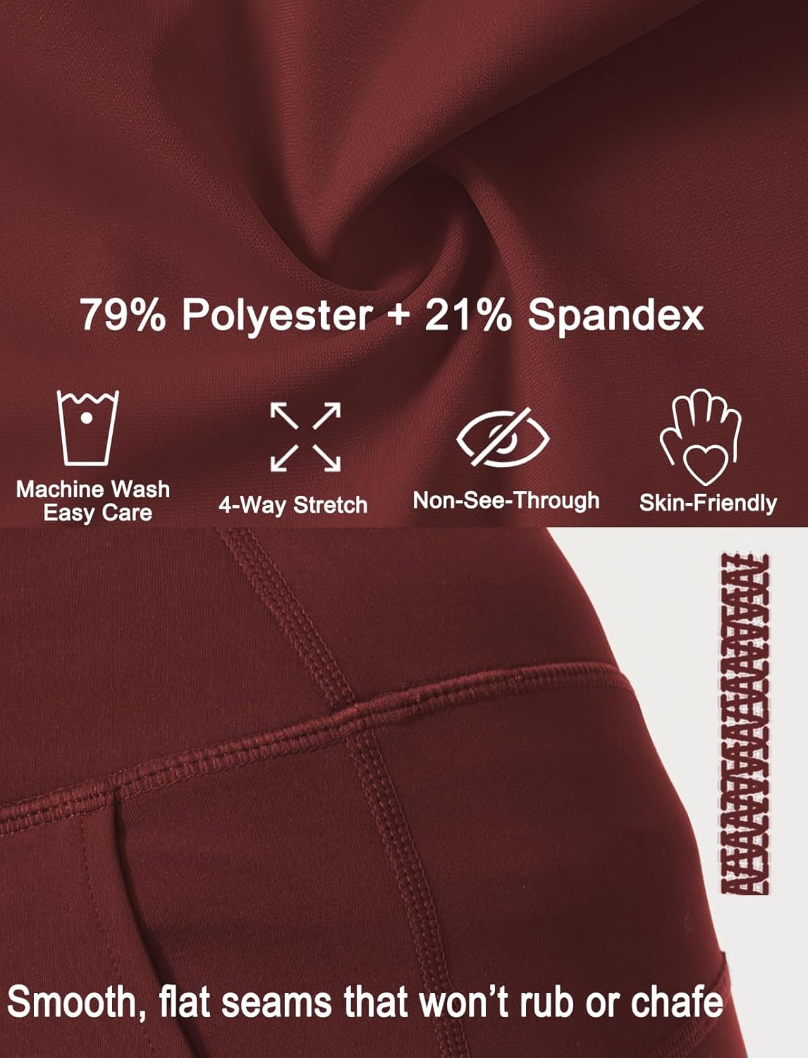 Women's Yoga Scrub Pants Stretch High Waisted Straight Leg Uniform 5 Pockets Anti-Wrinkle Cargo Workwear