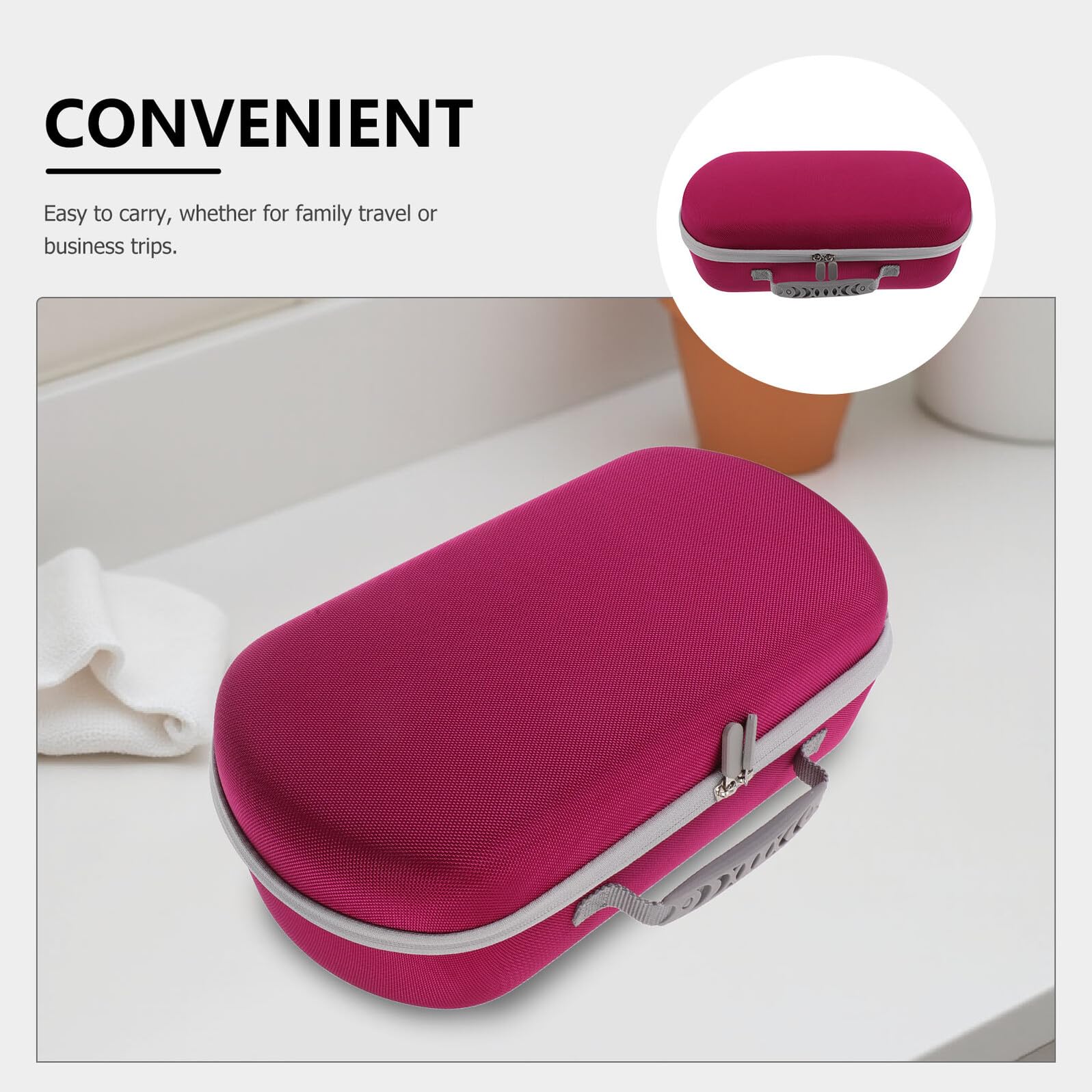 MAGICLULU Tragetasche für Haartrockner Klein mit Zubehörfach für Reisen und Salon Kompatibel mit Dyson Hd17