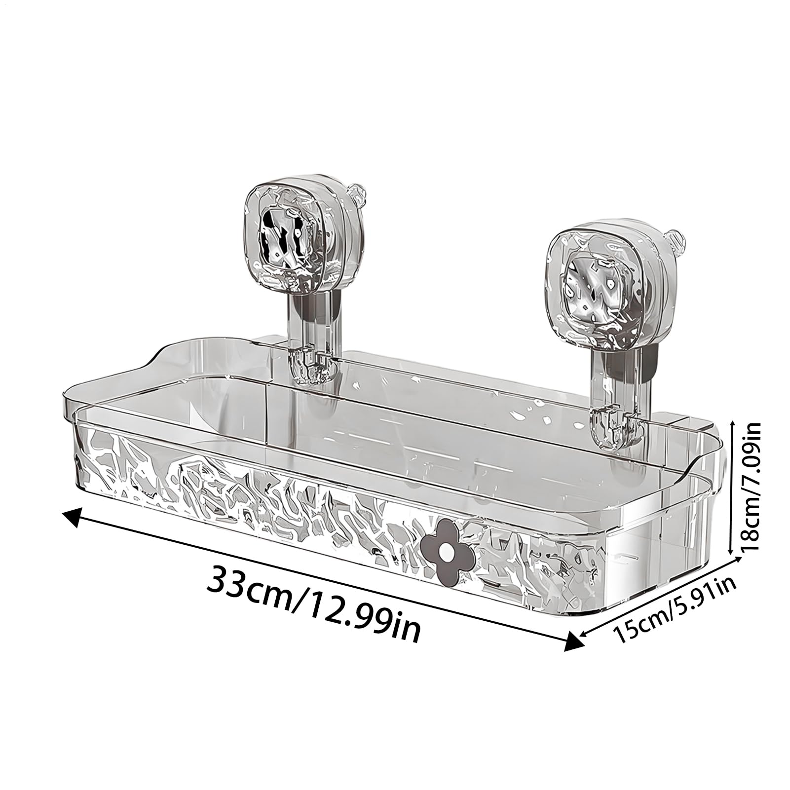 Boîte De Rangement Murale Longue, Organisateur De Rangement Mural, Sans