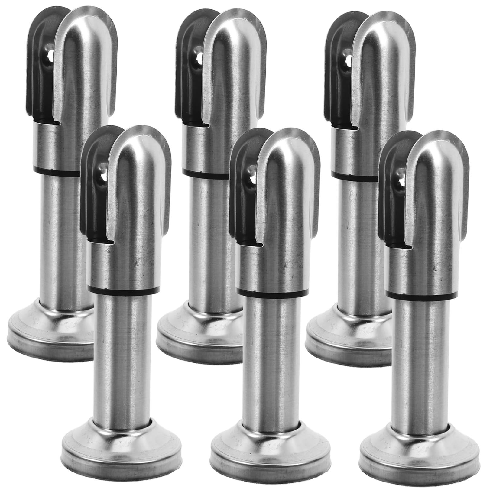 Support de cloison de toilette OUNONA durable en acier inoxydable brossé