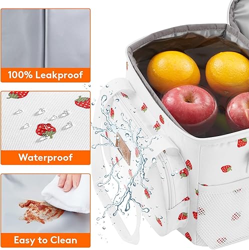 Miniatura 31 de Lifewit Bolsa de Almuerzo Mediana Aislada Caja de Almuerzo Hielera Suave Bolsa Refrigerante para Adultos Hombres Mujeres, Gris 12 Latas (9L)