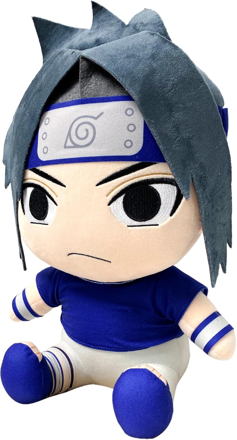 Great Eastern Entertainment Naruto - Sasuke Uchiha Sitting Plush 12" H