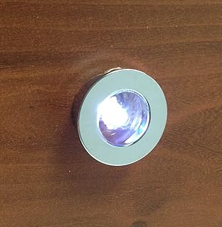 Details about Marine Boat LED White Mini Courtesy Light Chrome Plated Brass Recessed Mounting