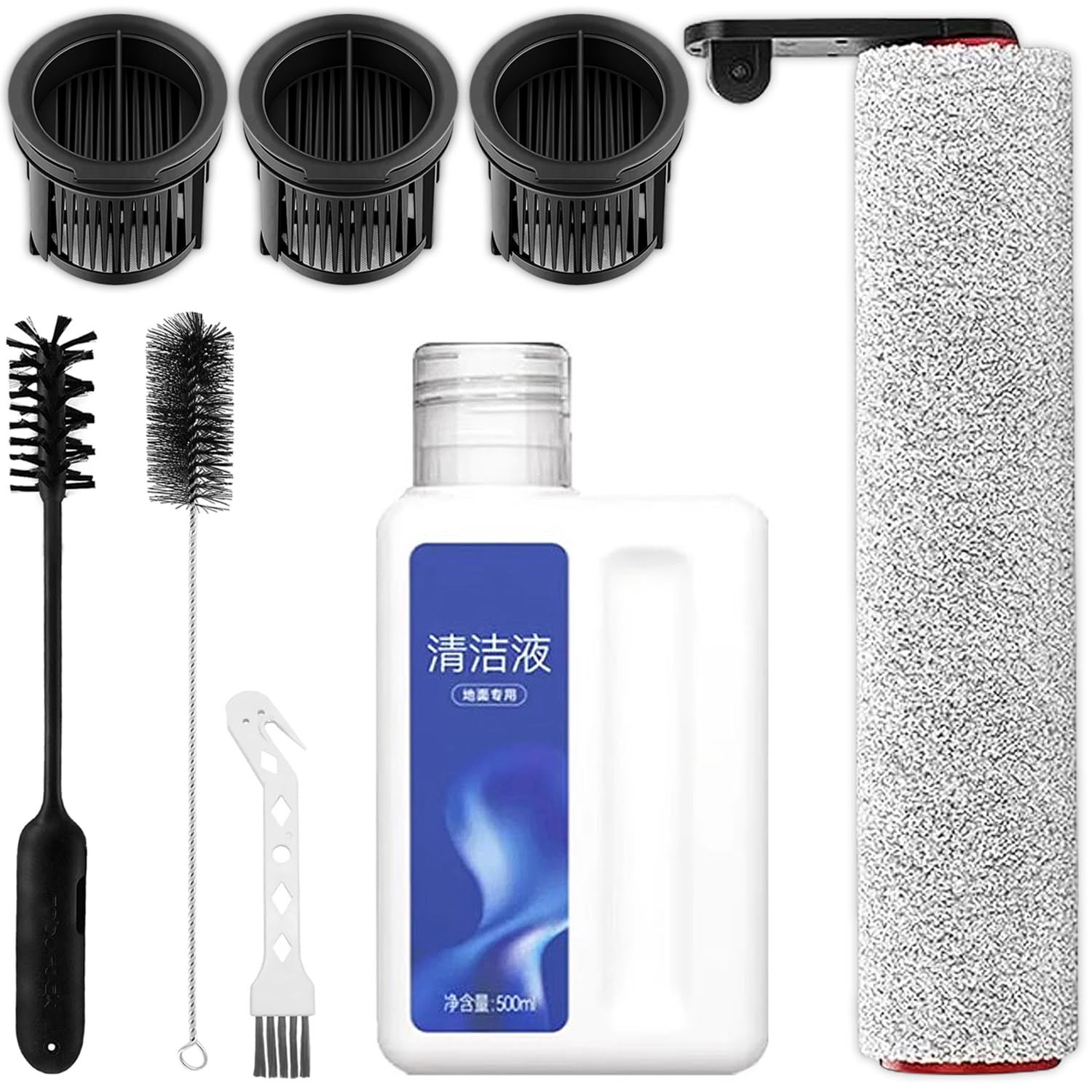 Lot De 4 Brosses Rotatives De Rechange Pour Aspirateurs Dreame H40 ULTRA/PRO - Compatibles, Lavables, Clipsables - 6
