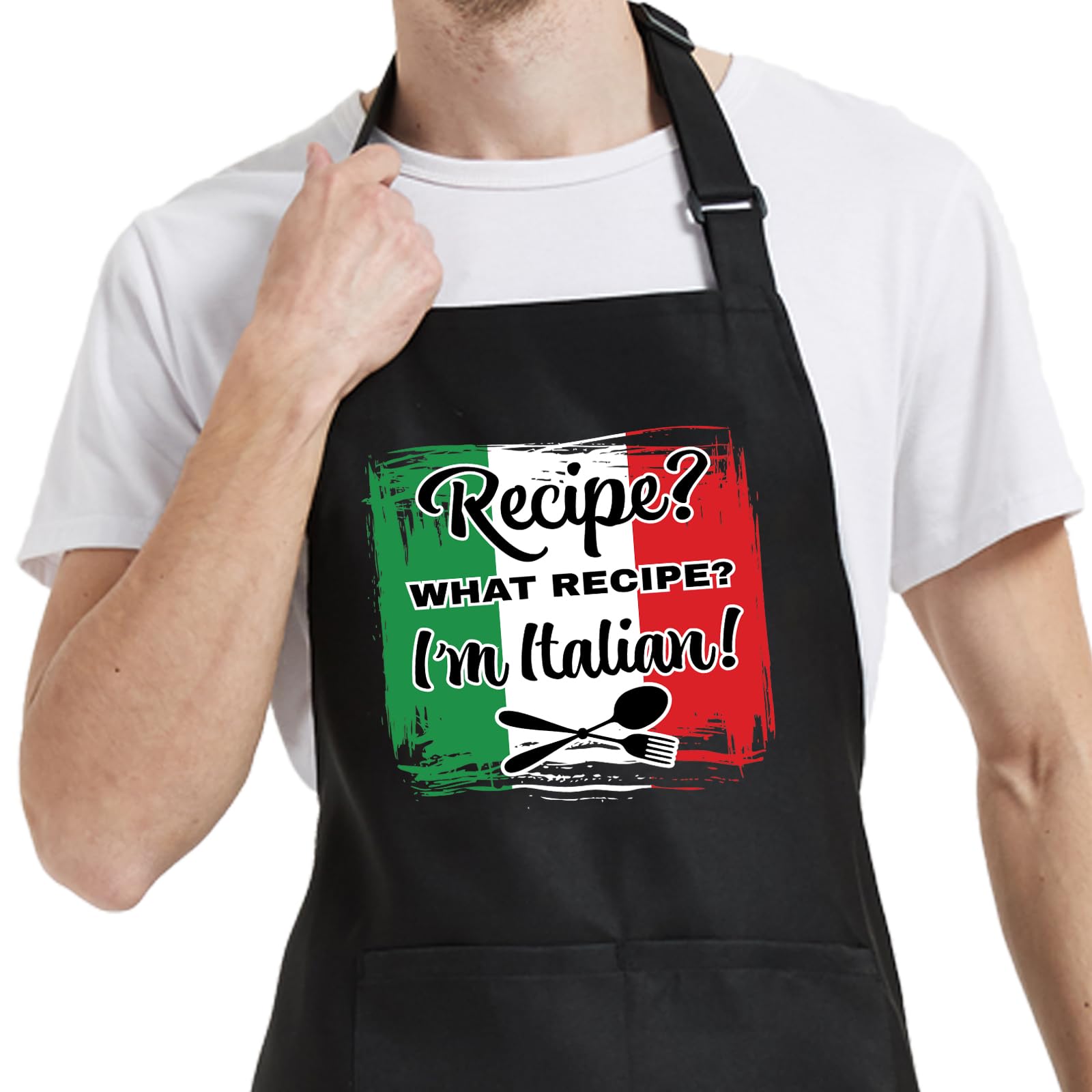 Delantales de chef para hombres y mujeres con bolsillos, delantal de cocina para cocinar a la parrilla, regalos para papá, mamá, cumpleaños, Navidad