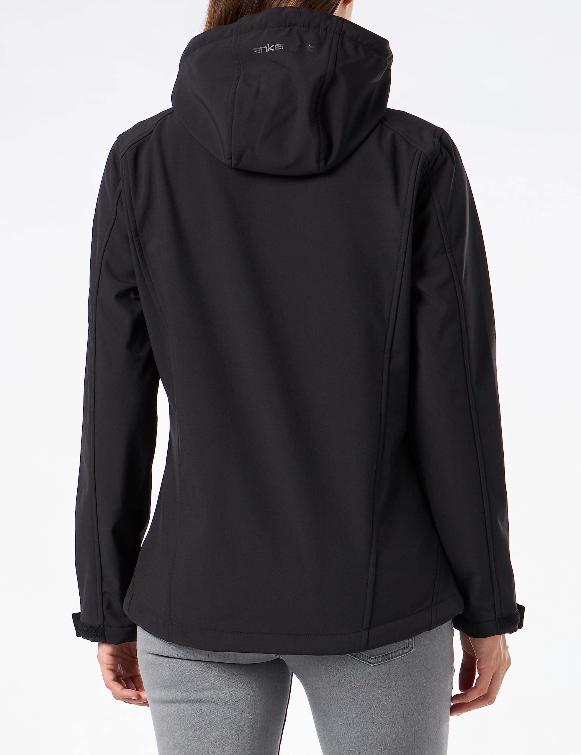 Ankerglut Ankerglutfreude-Chaqueta de Entretiempo para Mujer con Capucha Desmontable Softshell
