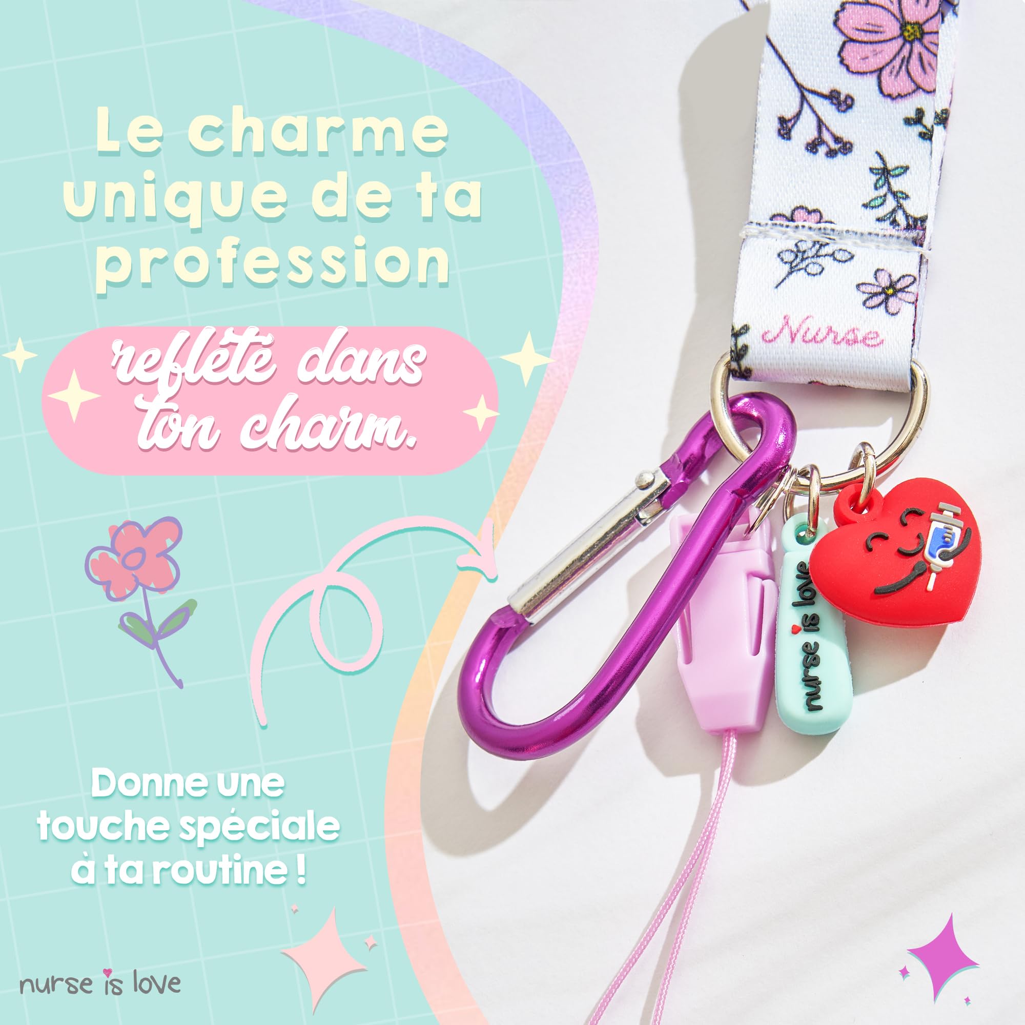 Sac Fourre-Tout Infirmière - Toile Avec Compartiments | Range Badge, Otoscope, Ciseaux