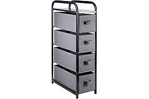 4 Drawer Narrow Dresser for Small Spaces