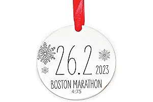 Personalized Marathon Ornament: Capture the Runner's Spirit