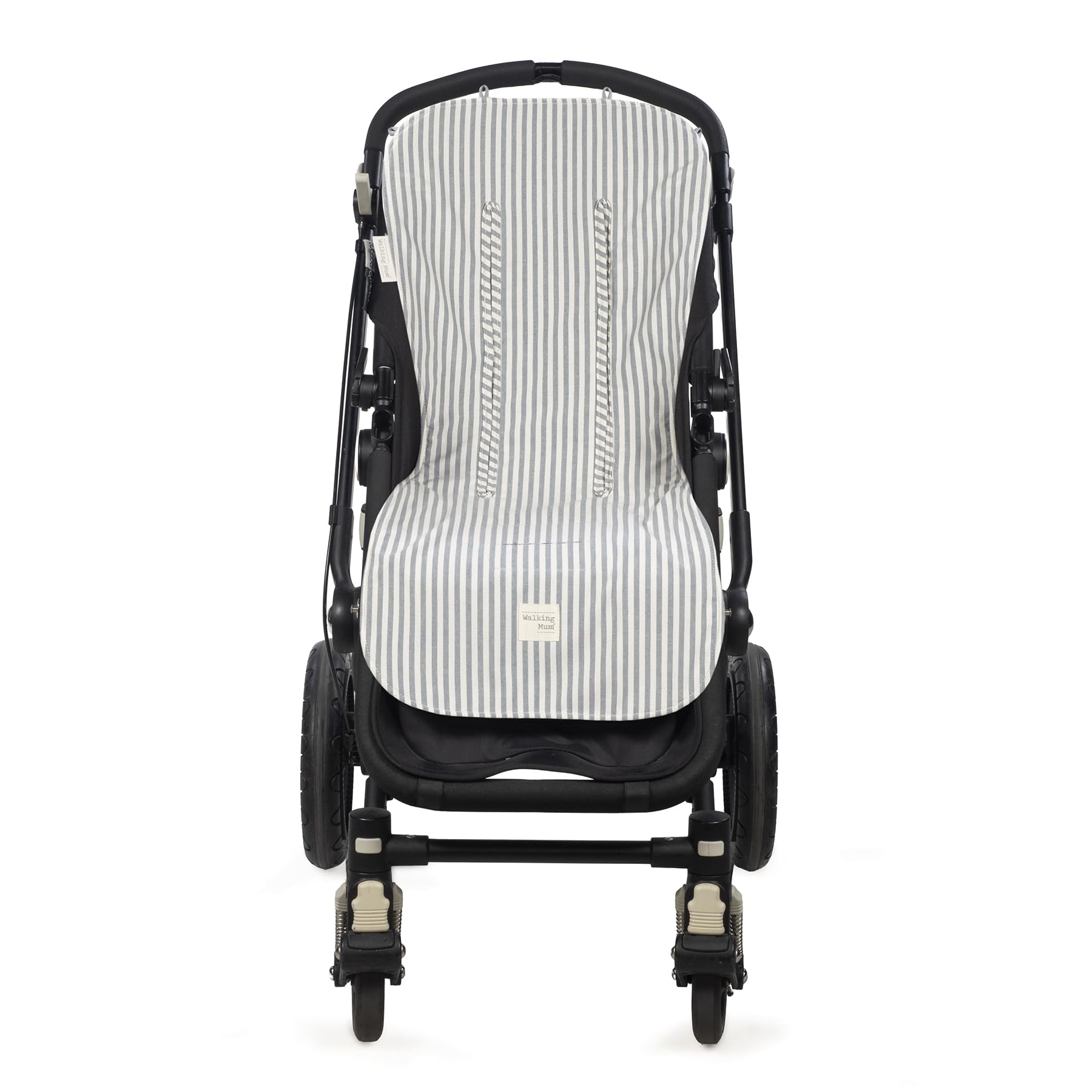 Funda colchoneta Praliné de Walking Mum (Rayas Matcha)