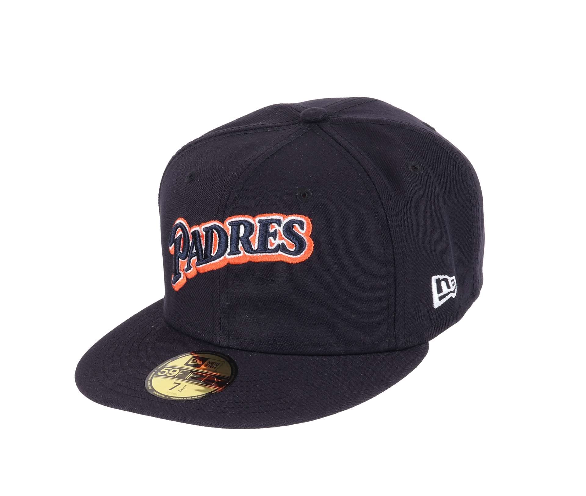 New Era San Diego Padres MLB Padres Lettering Navy 59Fifty Basecap - 7-56cm (M) — image 1