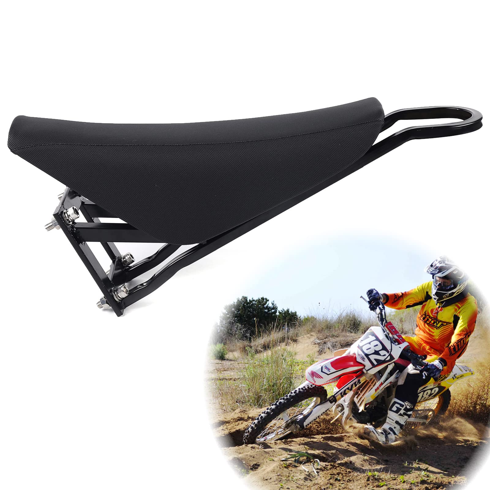 Sella In PU E Ferro NirWa Per Mountain Bike Elettrica E Beach Cruiser – Robusta, Comoda E Stabile, Peso 3 Kg