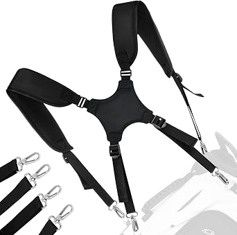 Golf Bag Straps Replacement Golf Adjustable Waterproof Golf Bag Backpack Straps Double Shoulder Golf Bag Carry Strap