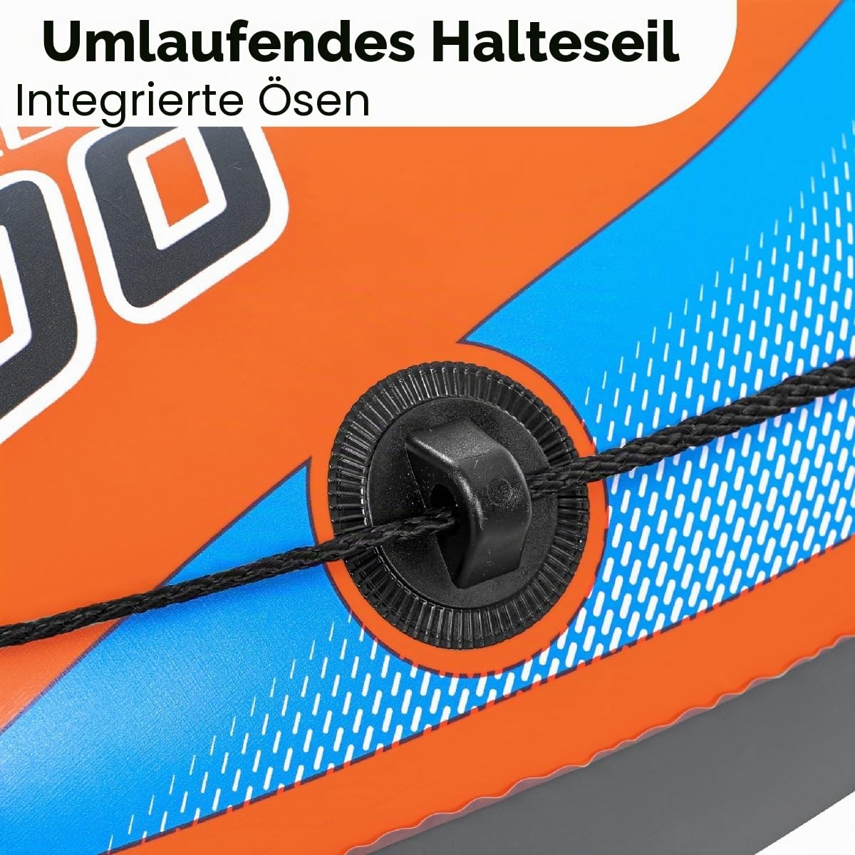 Bestway Aufblasbares Boot, Kondor Elite 2000, EIN-Mann-Raft, robuste Griffe, ineinandergreifende Ventile, mehrere Größen
