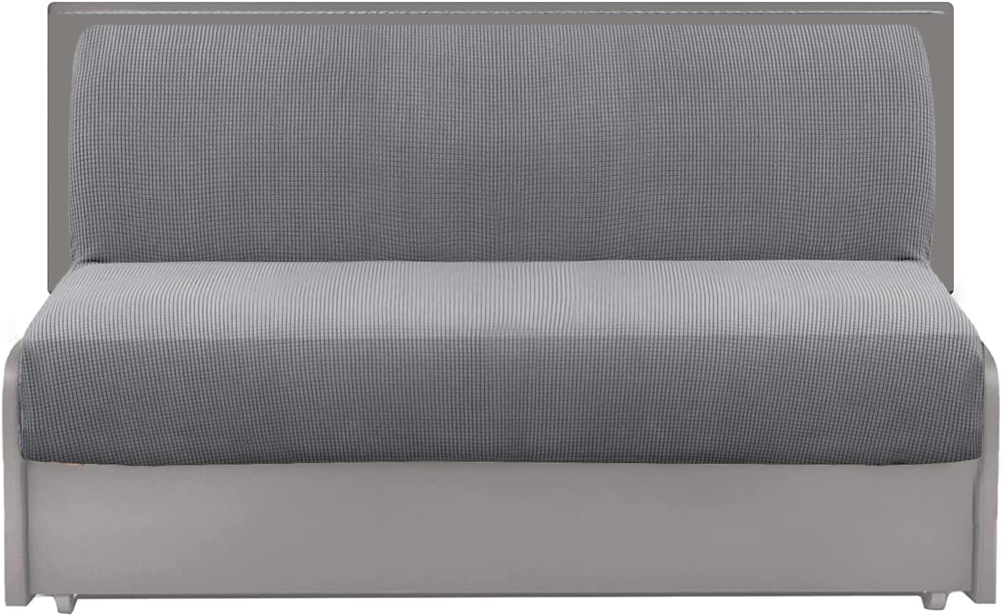 EFELIM RV Dinette Booth Cushions Covers- Stretch 2 Seat Cushion Couch Cover Loveseat Sofa Slipcover Furniture Protector for RV Camper Car Bench Cover Washable (Beige)