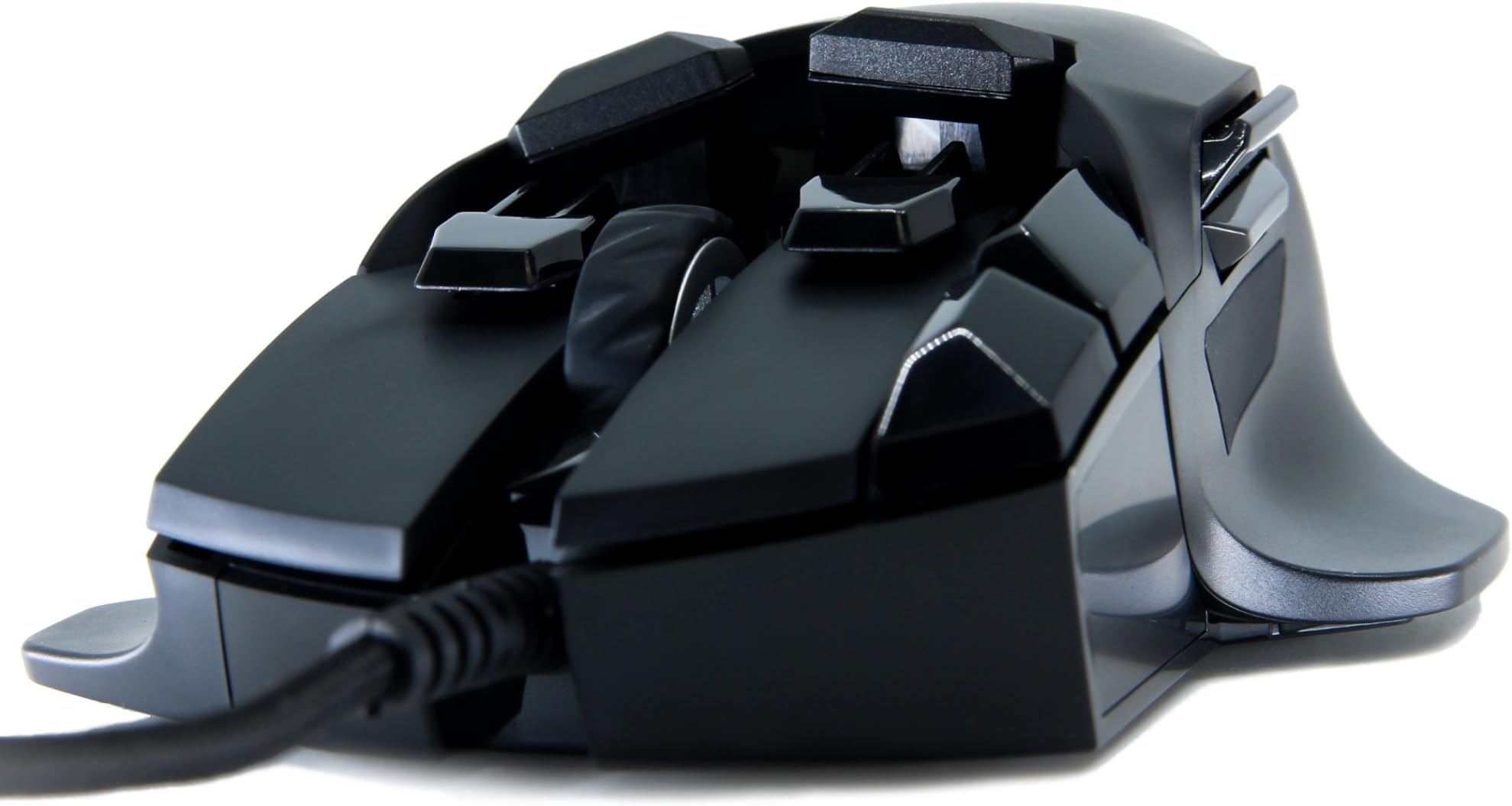 Swiftpoint Z Gaming Mouse, 13 Programmable Buttons, 5 with Pressure Sensors, Analog Joystick Control for FPS Peeking and Flying, 12K DPI, OLED RGB MMO, Black