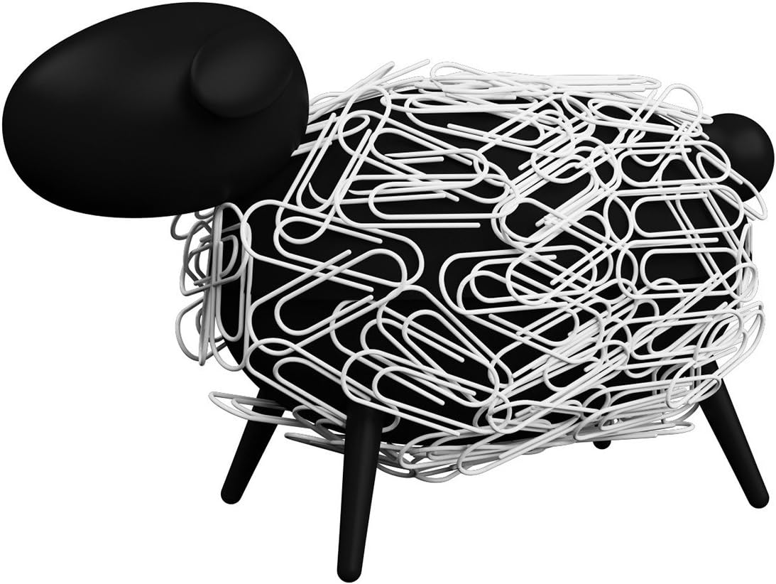 Sheepi - Magnetic Paper Clip Holder Securely Hold paperclips, Staples, hairclips and Other Magnetic Accessories.