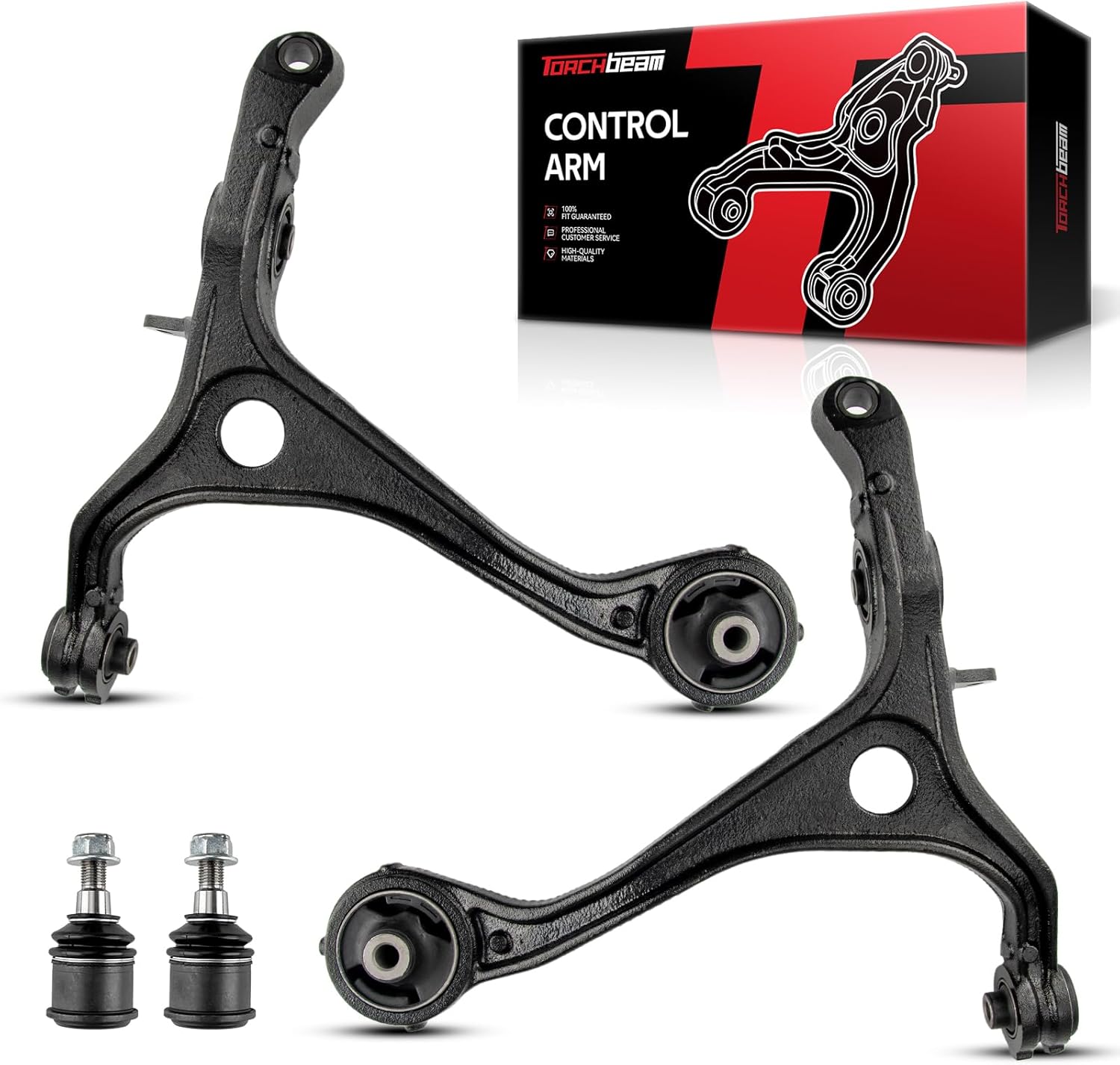 Torchbeam Front Lower Control Arm w/Ball Joint Suspension Kit Replace for 2004 2005 2006 Acura TL Automotive Replacement Control Arm K641543 K641544 K500117 4pcs