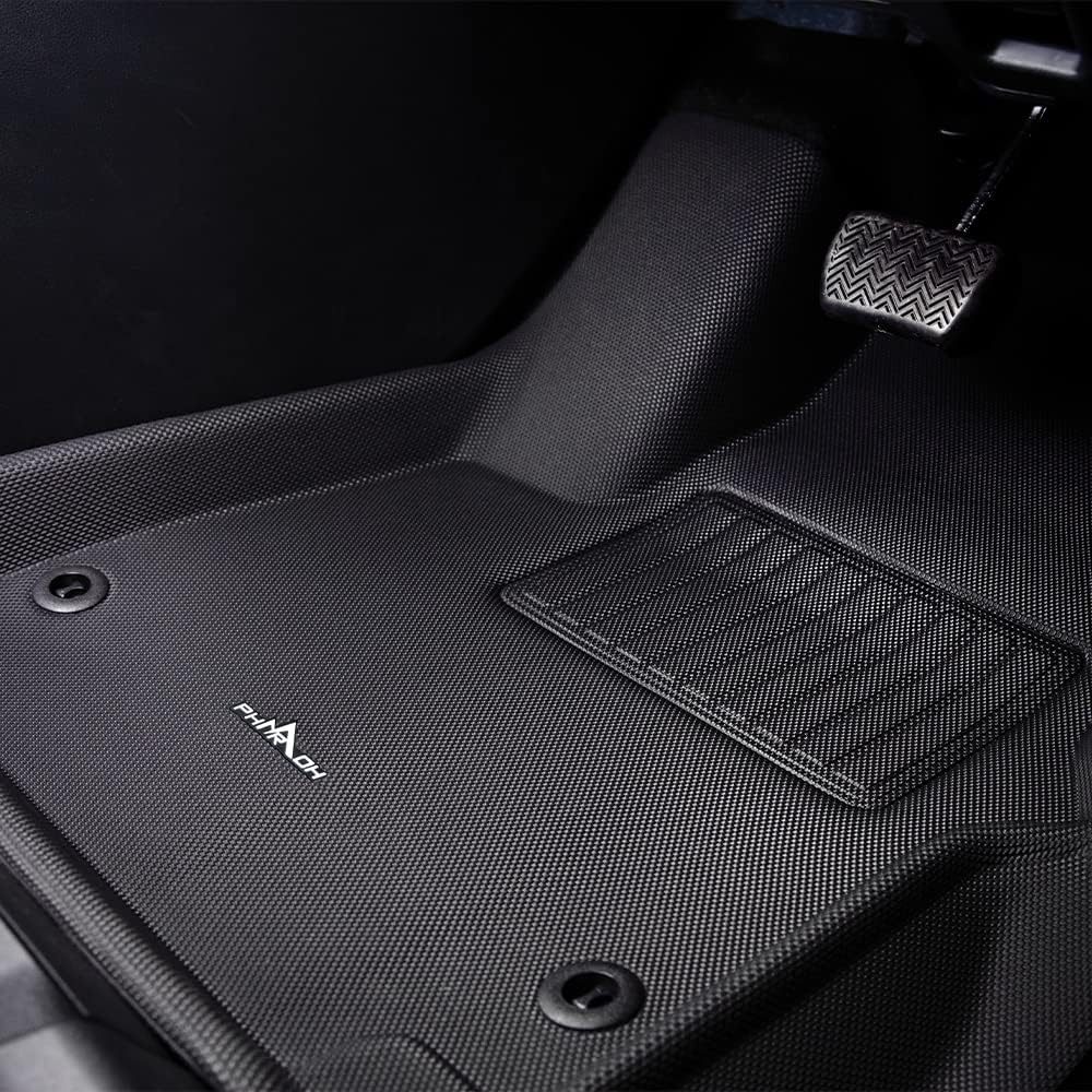3D Car Mat | Compatible for Toyota | Custom Fit, All-Weather, Anti-Slip, Odorless, Stylish, and Eco-Friendly Floor Protection with Dust Collection Tray - Full Set (HYCROSS)