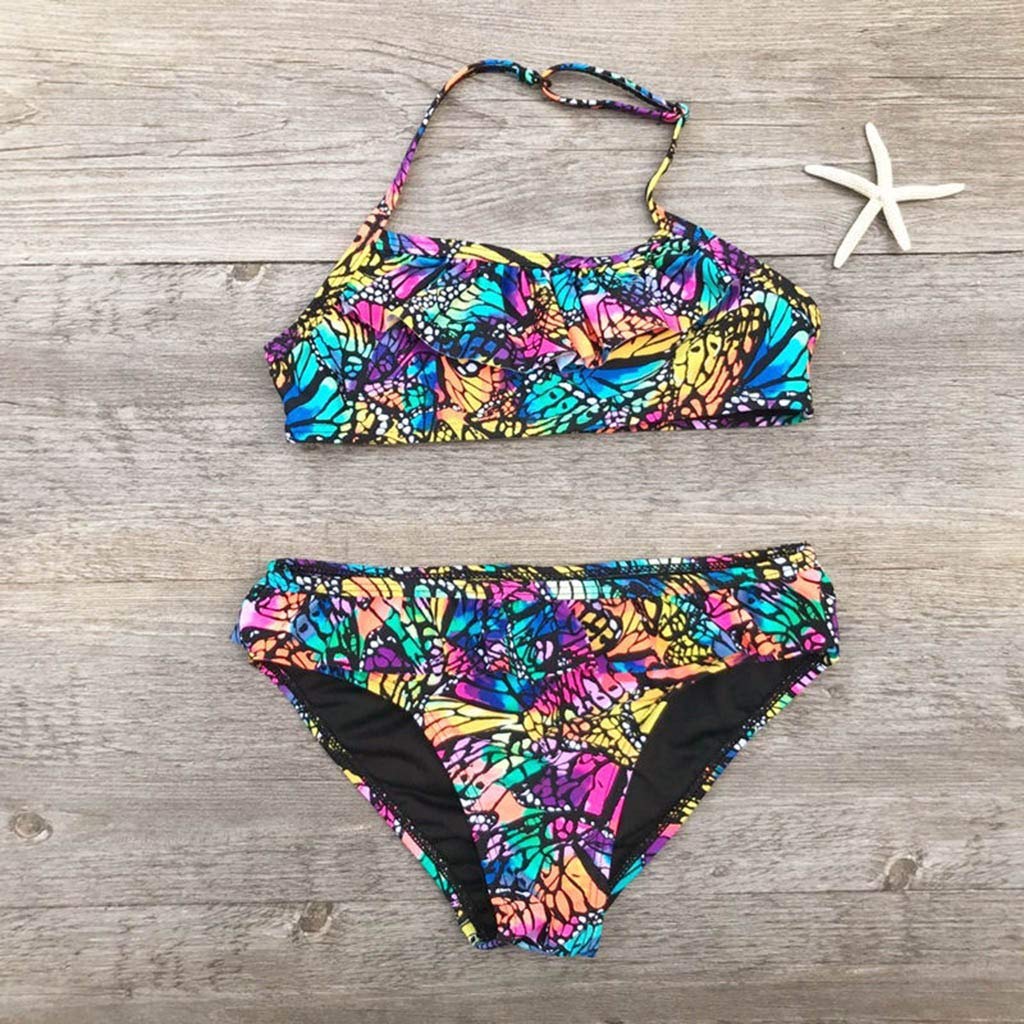 Amazon.com: Children Swimsuit Clothes Set Bikini Ruched Bathing Baby Girl  Swimwear Girls Swimwear Girls Bikini (Multicolor, 13) : Clothing, Shoes &  Jewelry