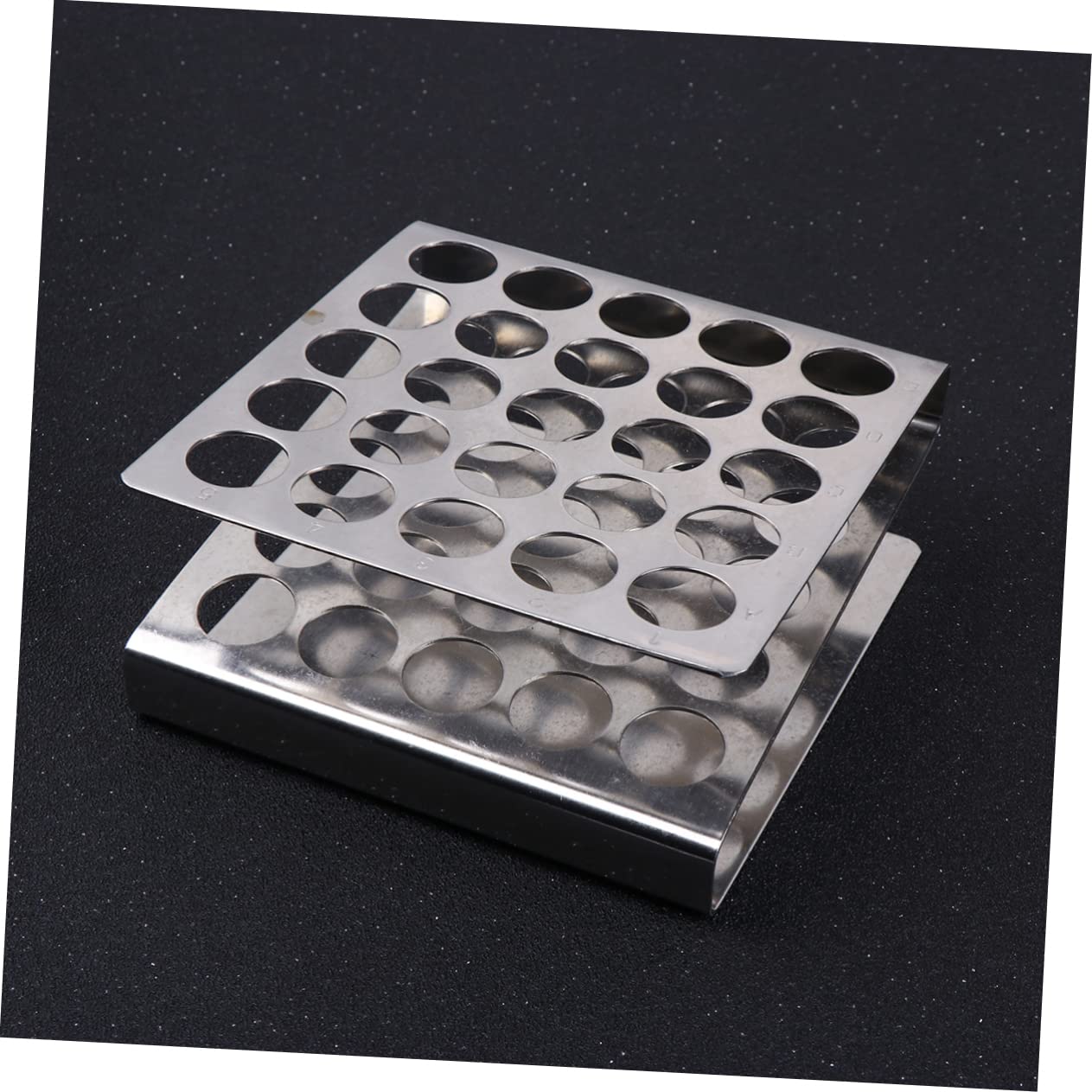 GLEAVI 3 Pezzi 25 robusto portaprovette rack portaprovette in legno portatubo supporto per tubi di prova forniture per laboratori scolastici di legno provetta Acciaio inossidabile staffa
