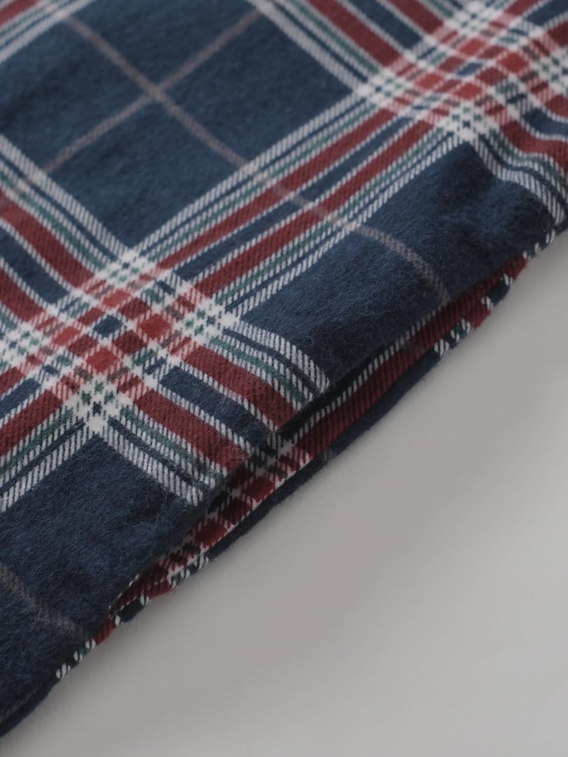 Latuza Men's Long Nightgown Cotton Flannel Nightshirts for Sleeping - Image 5