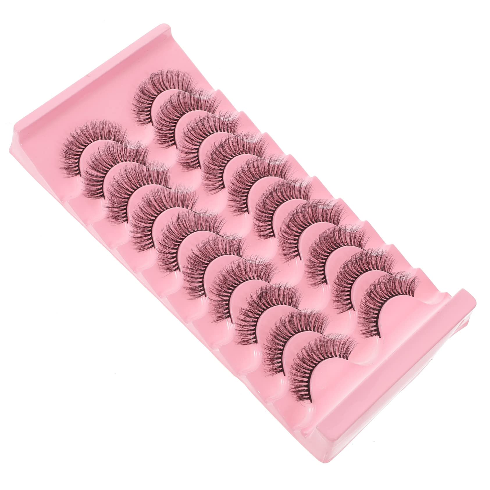 Beavorty 40pares Pestañas Postizas De Extensiones Curly Esponjoso Para Maquillaje Noche