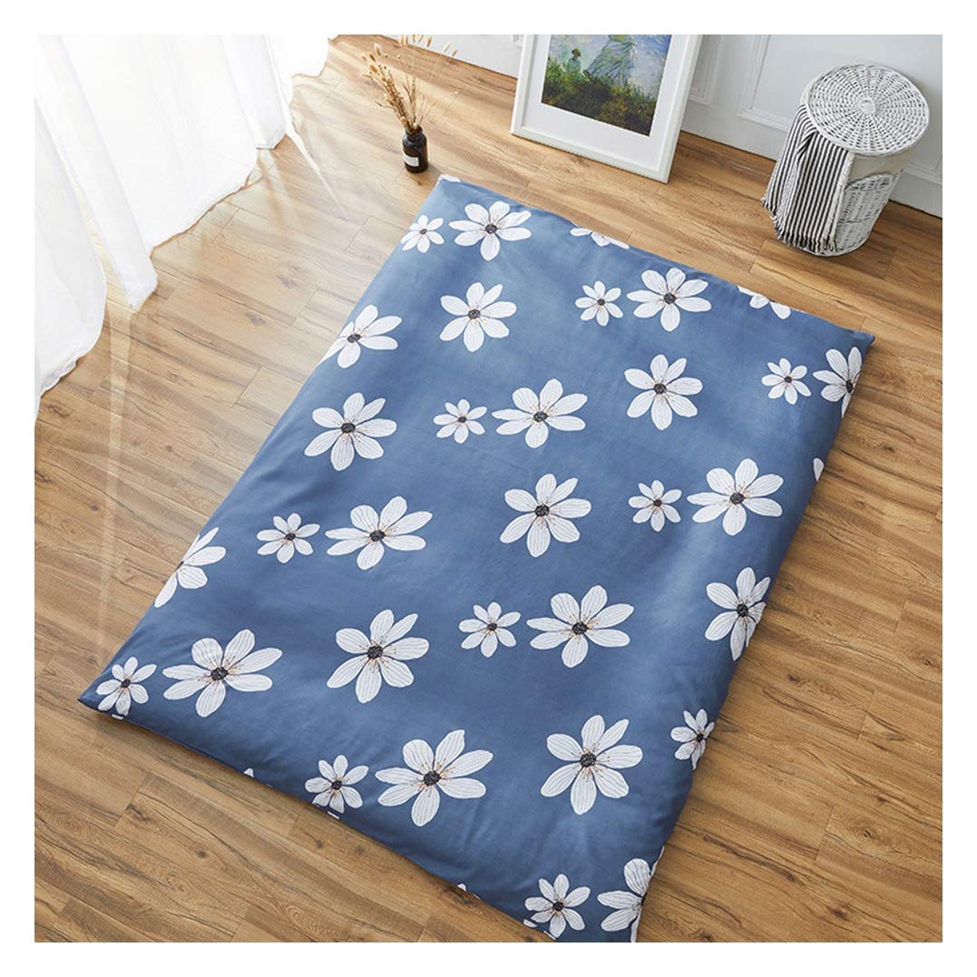 WYJHNL Zip Mattress Protector Soft Mattress Cover Fits for Futon Mattress,tatami Mattress, Soft Mattress,up to 2.7inch Deep,A,120x200cm(47x79inch)