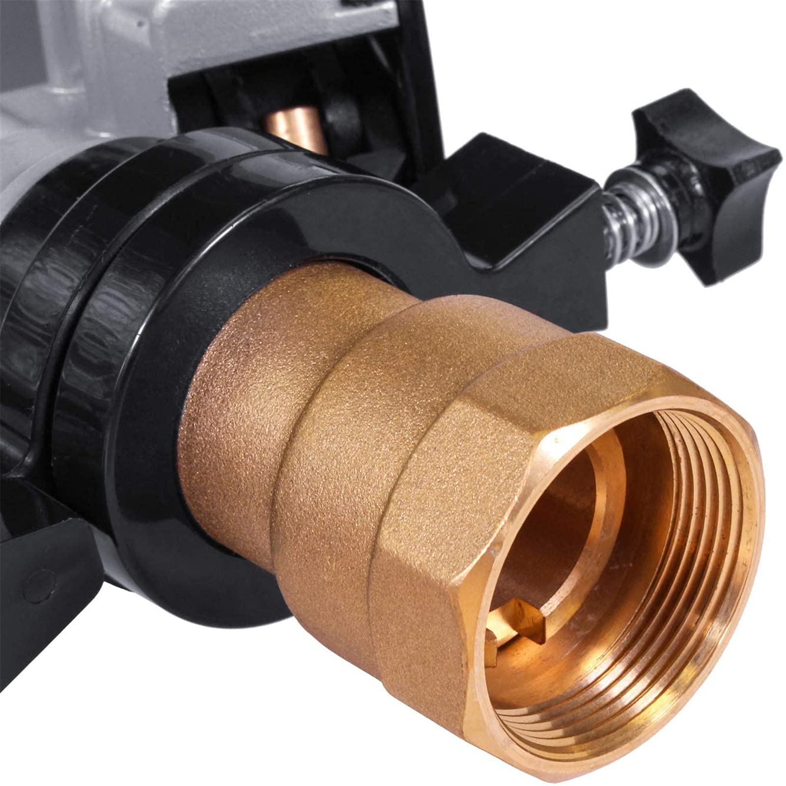 Irrigatore da Giardino Irrigatore a Impatto in Ottone Resistente Sprinkler a Lunga Distanza con Filettatura Femmina da 1,5 Pollici,
