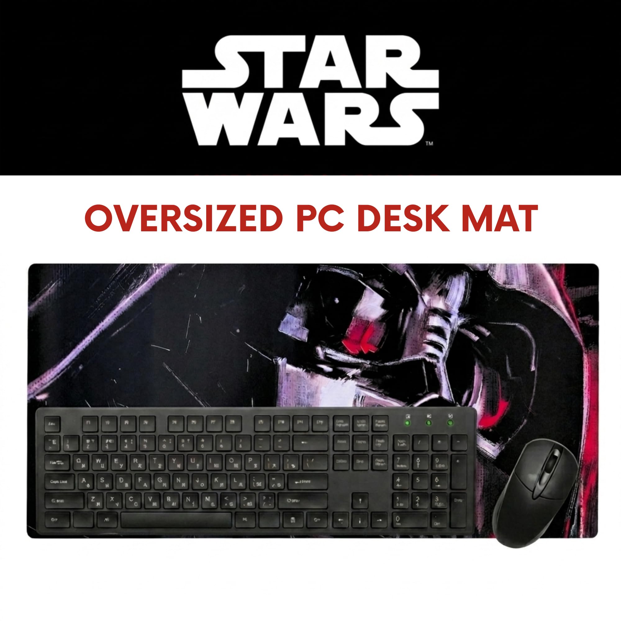 Amazon.co.jp：スターウォーズ 大型ゲーミングマウスパッド 31インチ