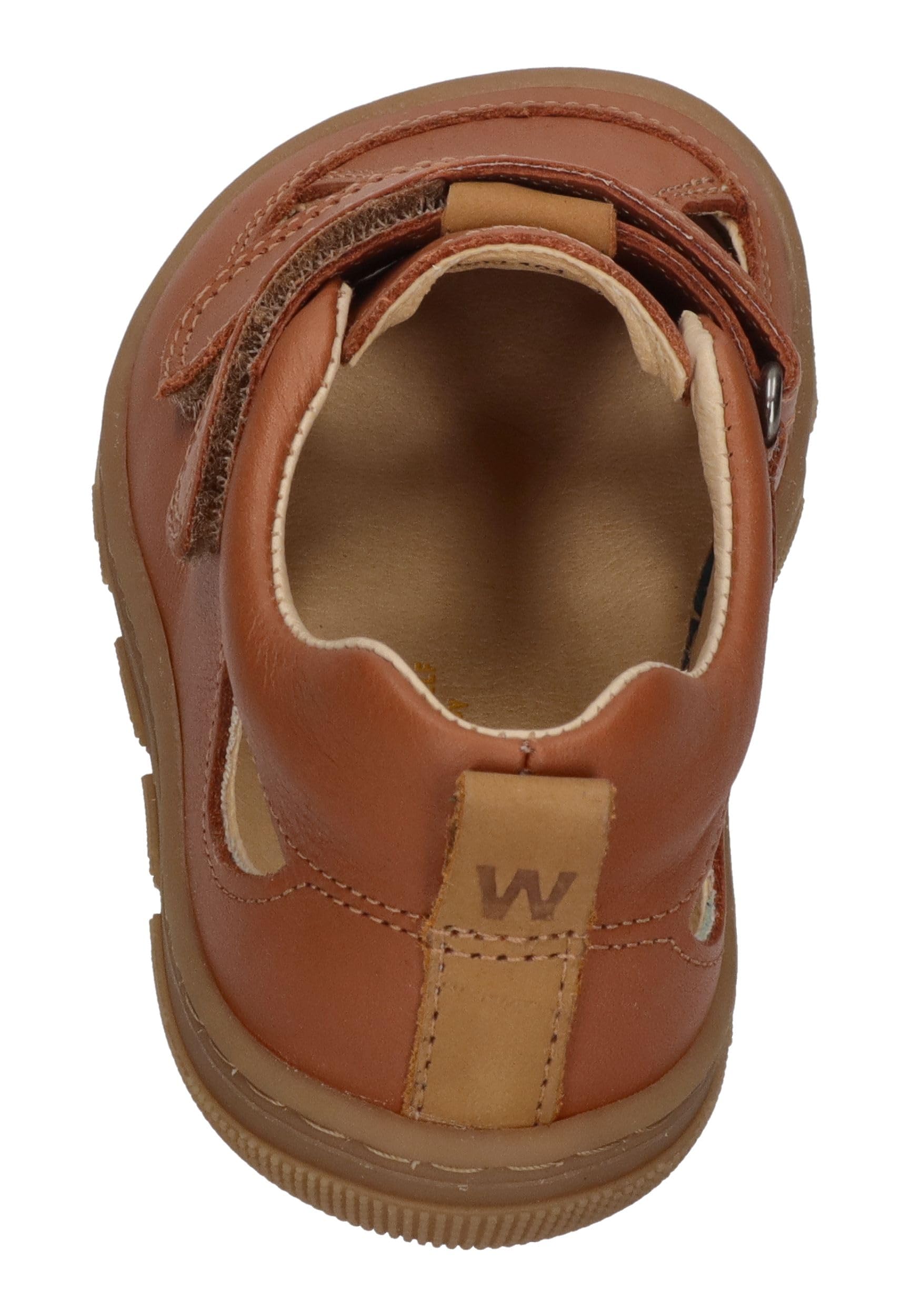KOEL Extraweite Barefoot Kinder Sneakers KATO W II cognac