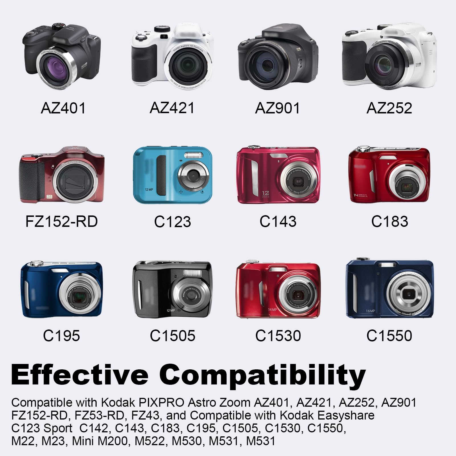 Amazon | 5フィート USB充電器 Kodak Pixpro FZ55 FZ45 FZ43用 Kodak