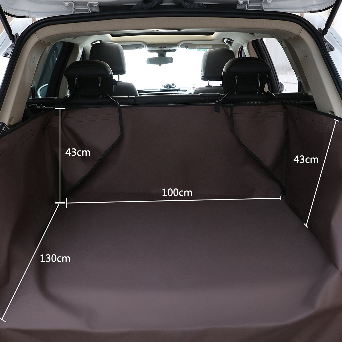 PETCUTE Funda Protectora De Maletero Impermeable Para Perros Para SUV | Cubre El área De Carga Y Protege Contra Rasguños Y Suciedad