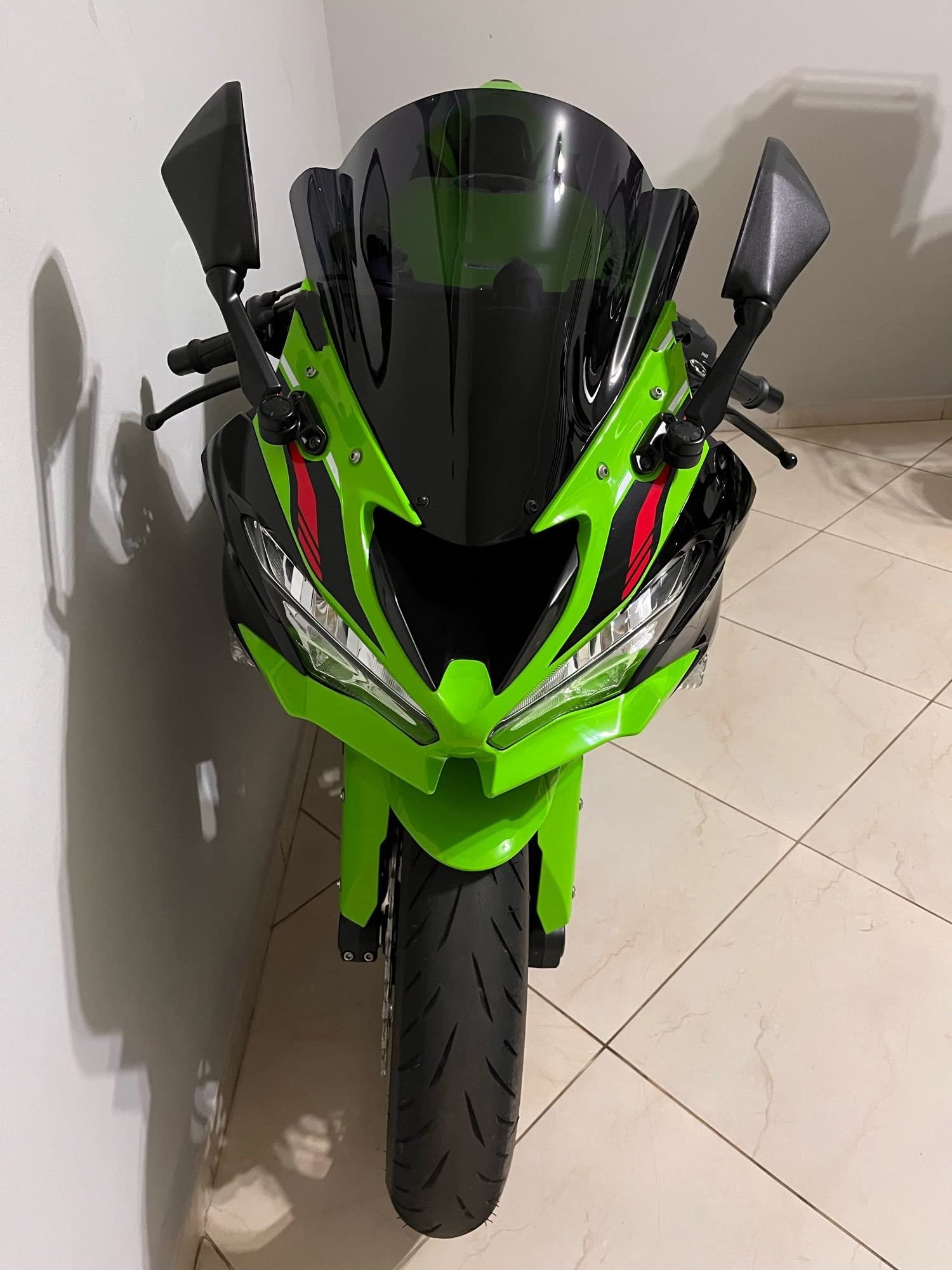 Kawasaki Windshield Dark Smoke Windshield For 2009-2014 Kawasaki