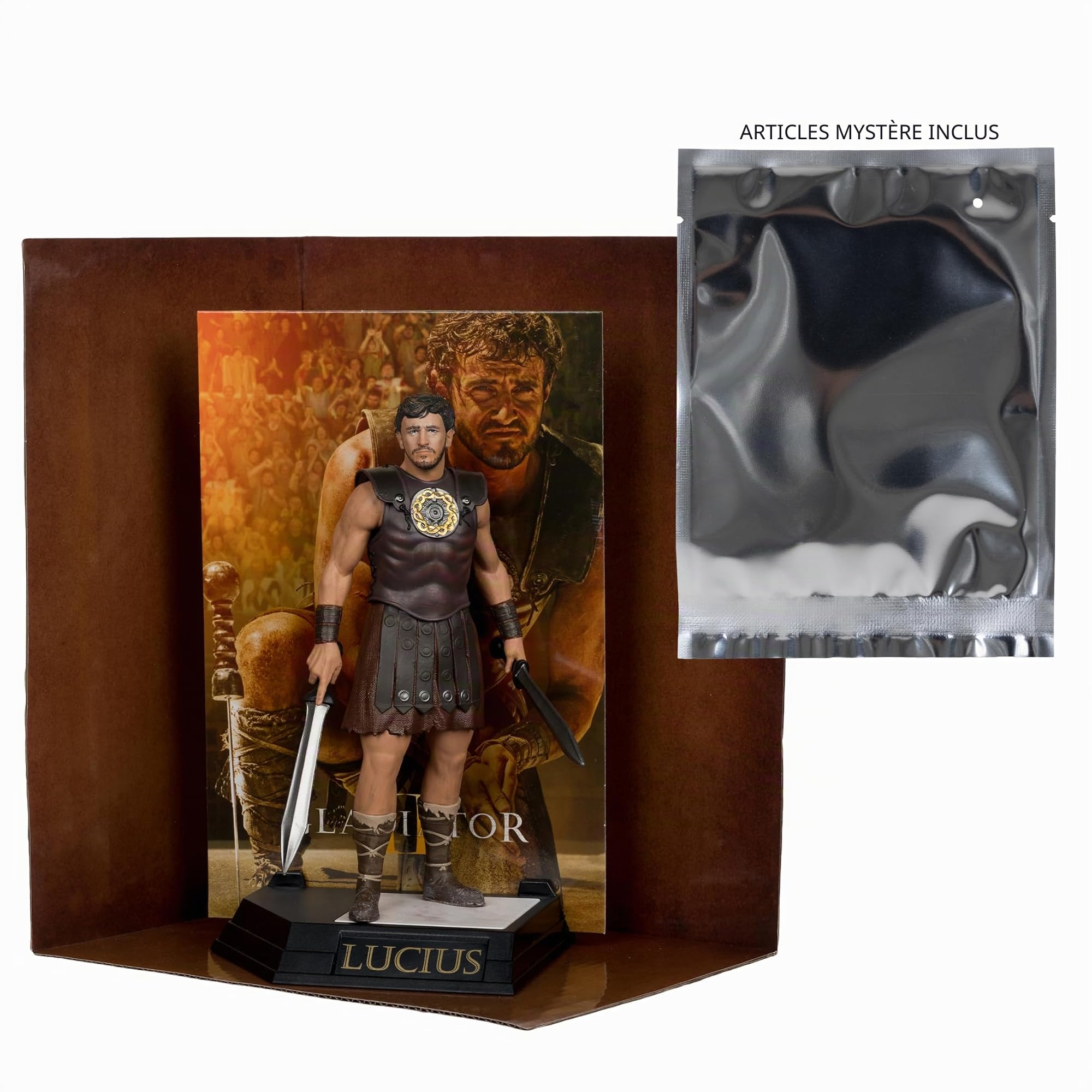 McFarlane Lucius (Gladiator II) Jouet en pose de 15,2 cm