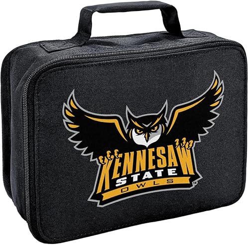 Campus Lab Kennesaw - Lonchera con logotipo primario de la Universidad Estatal de Kennesaw, con aislamiento suave, reutilizable, para trabajo