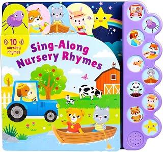 10-Button Sing-Along Nursery Rhymes Sound Book: Itsy Bitsy Spider, Twinkle Twinkle & 10 Classics for Toddlers