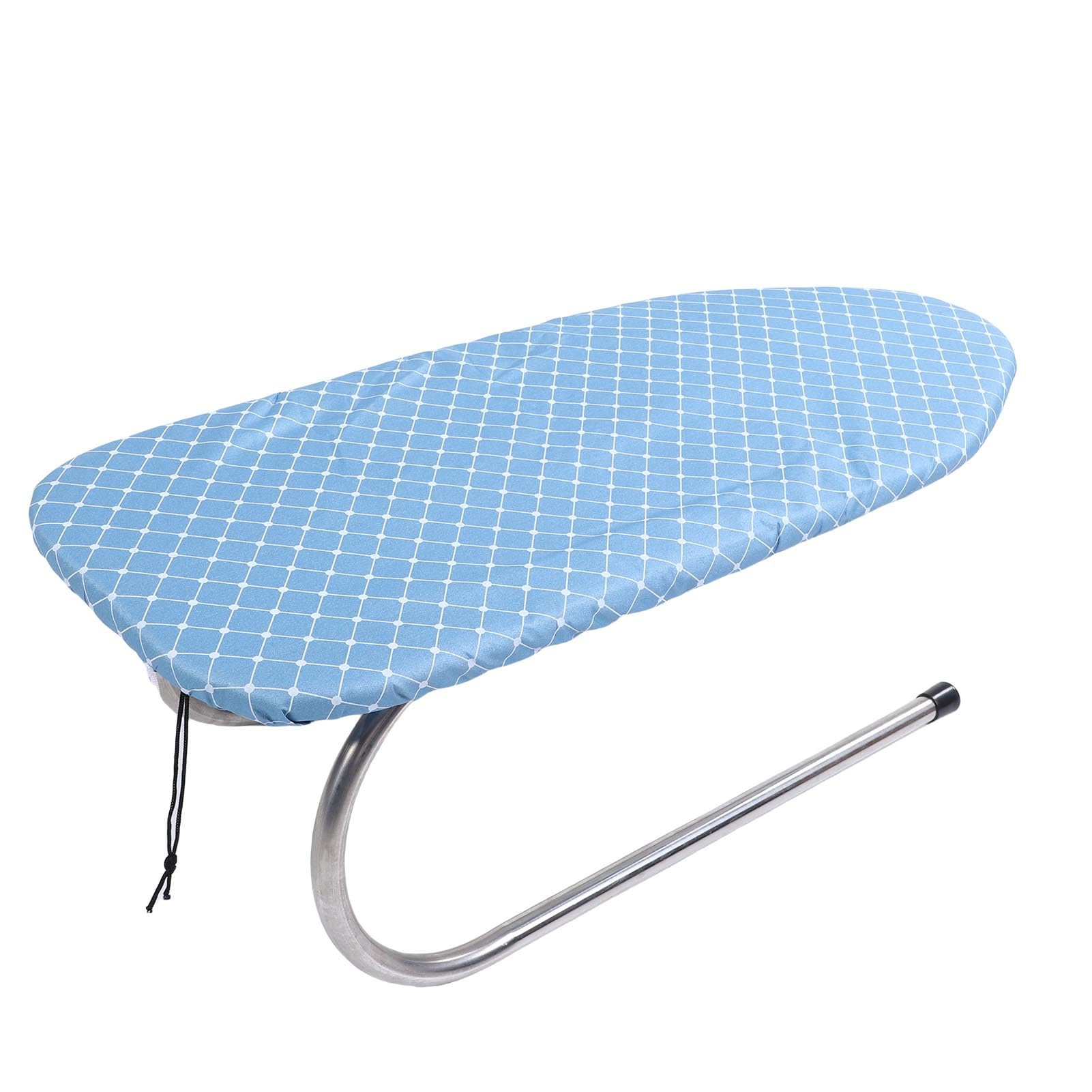 Tabla de planchar de mesa, mini tabla de planchar plegable con cubierta extraíble, resistente al calor, estable, resistente para lavandería, apartamentos, dormitorios, acero