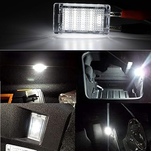 Miniatura 5 de NSLUMO Luz LED para compartimiento de equipaje para Porsche 986 987 Box-ster Cayman 911 997 996 964 6000K 18-SMD blanco reemplazo de bombilla