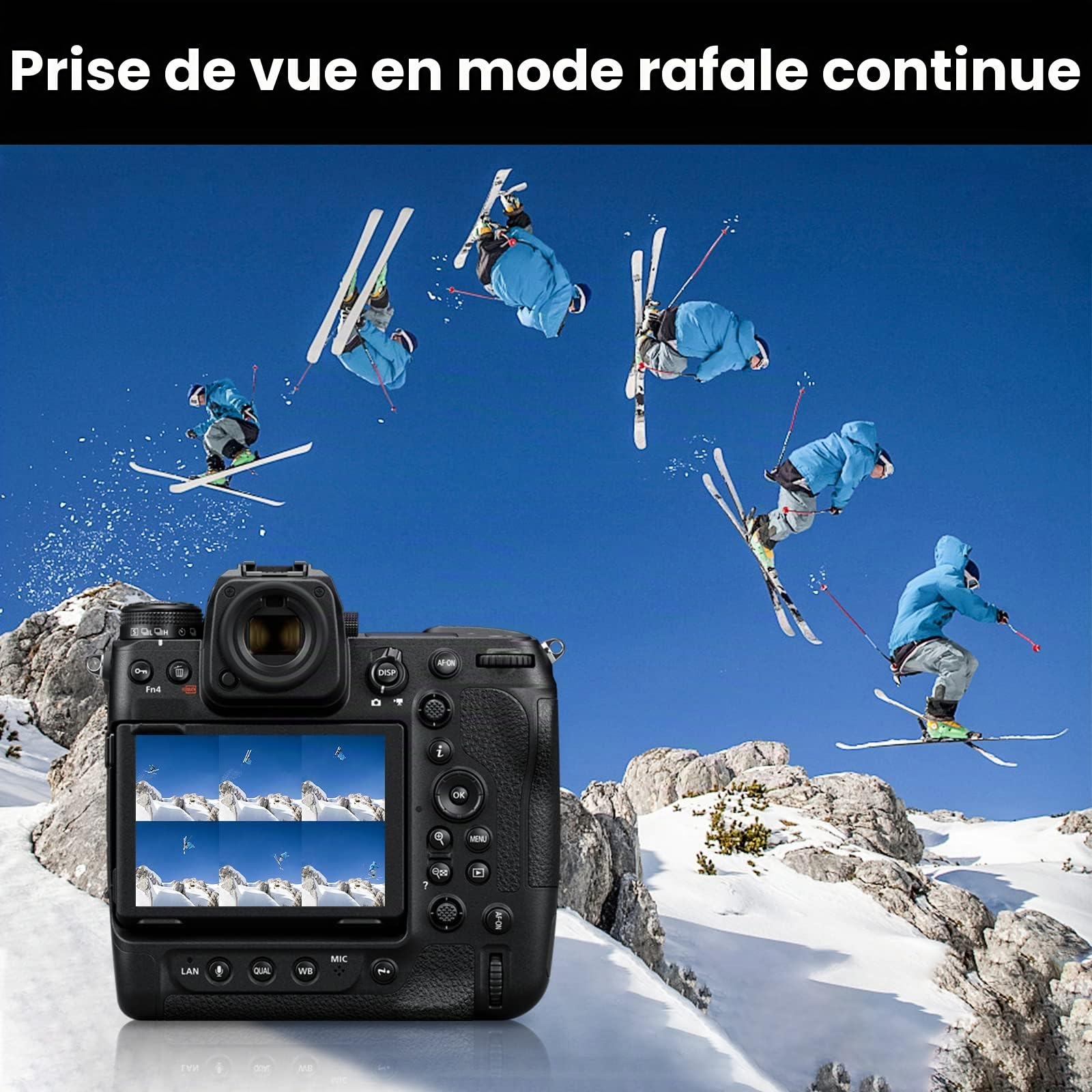 INDMEM Carte mémoire XQD 5X 64 Go MLC XQD Flash High Speed Série G (lecture 440 Mo/s et écriture 400 Mo/s)