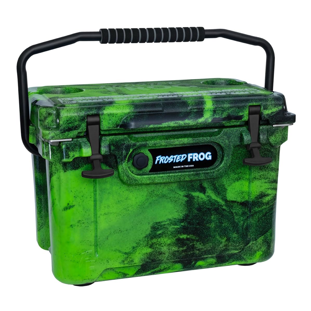 USA Made Frosted Frog Camo 20 Quart Ice Chest