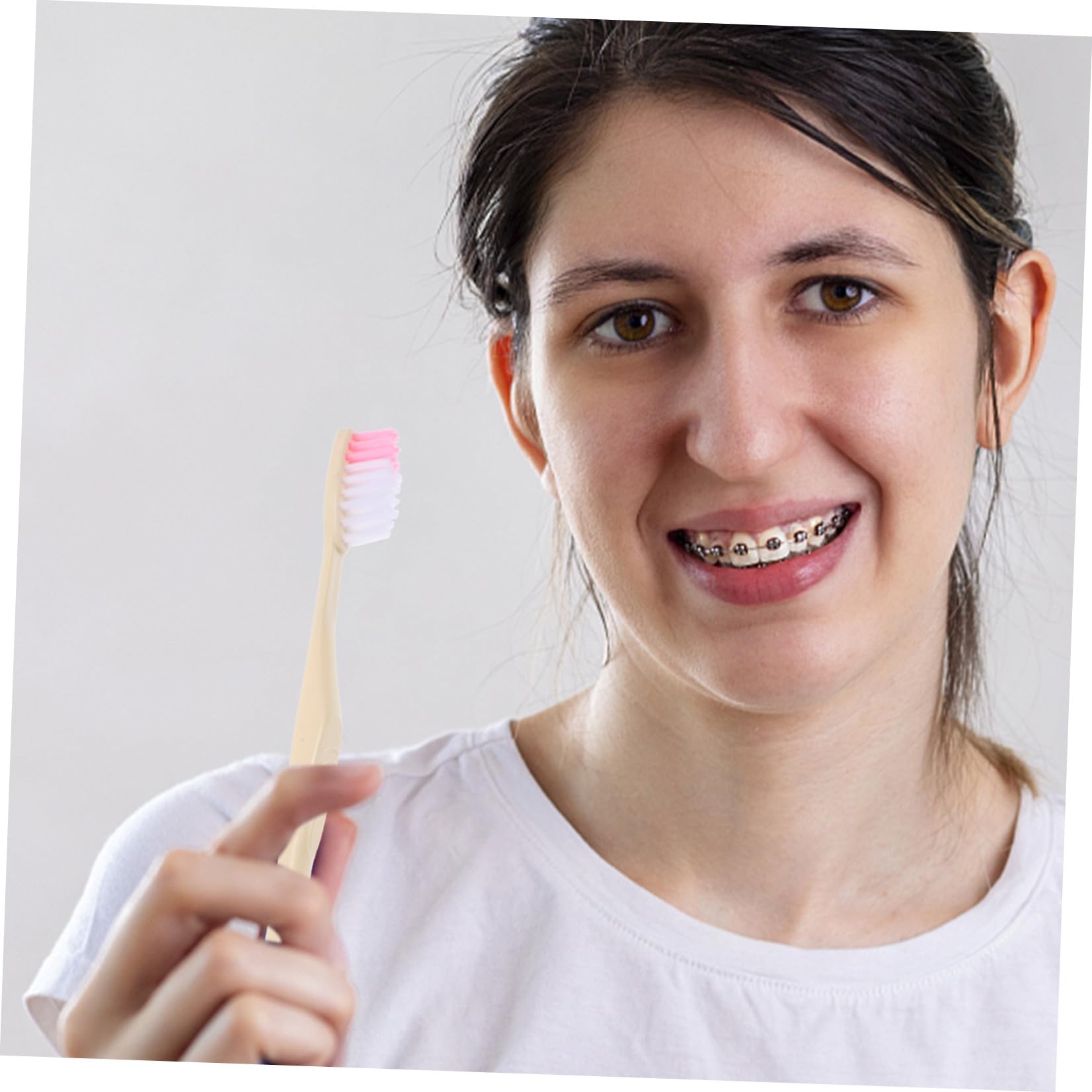 Set da 100 Pezzi Spazzolini da Denti con Dentifricio Piccolo, Confezionati Singolarmente per Uso in Hotel e Viaggi Stili multipli