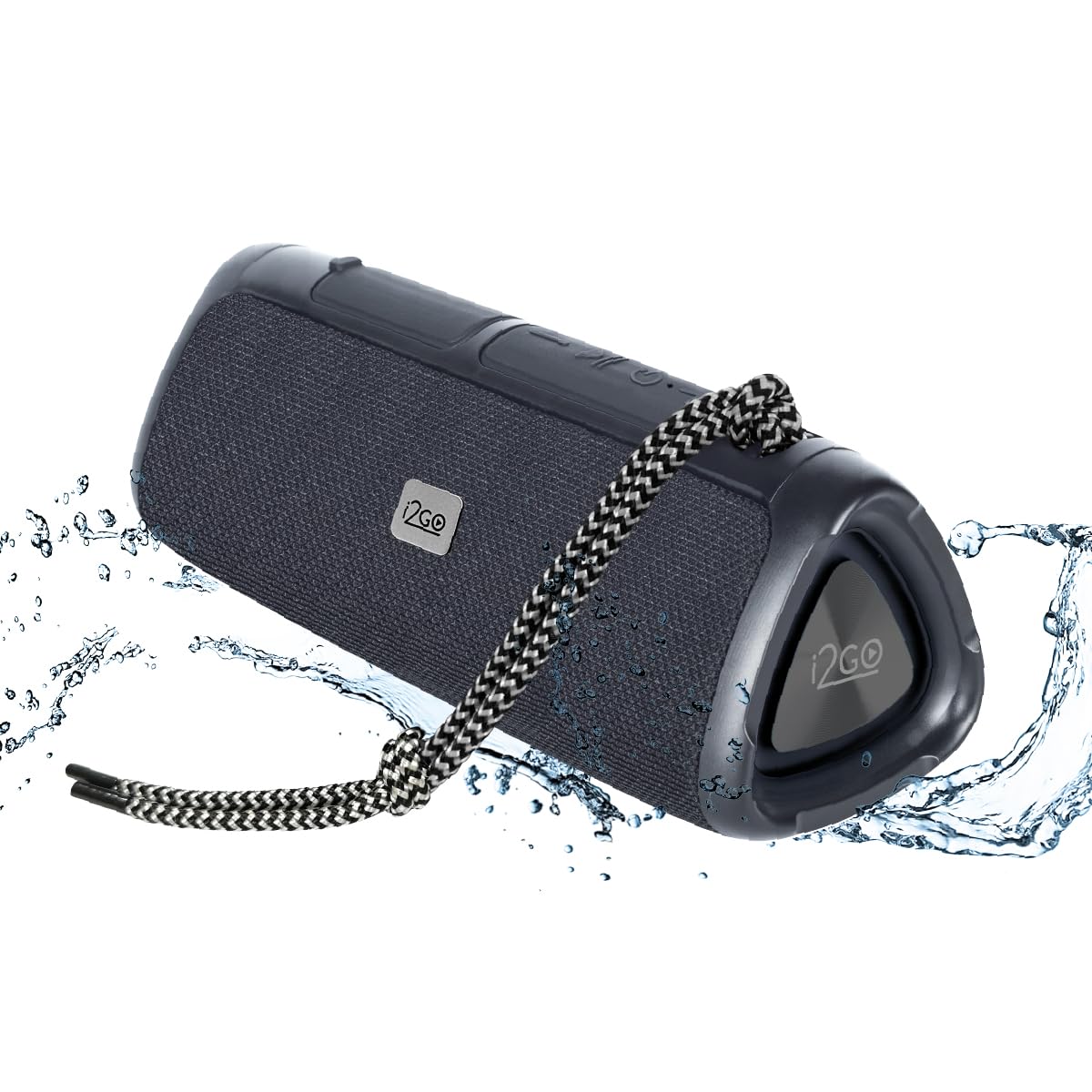 I2GO, Caixa De Som Bluetooth Essential Sound Go, 10W RMS, Resistente à Água, Preto
