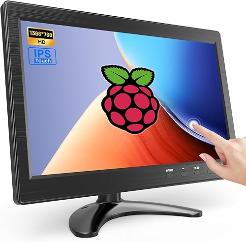 Miniatura 8 de Monitor de 10.1 pulgadas, monitor LCD IPS de 1024 x 600, pantalla CCTV de seguridad de 10 pulgadas con interfaces HDMI, VGA, BNC, RCA para el hogar,