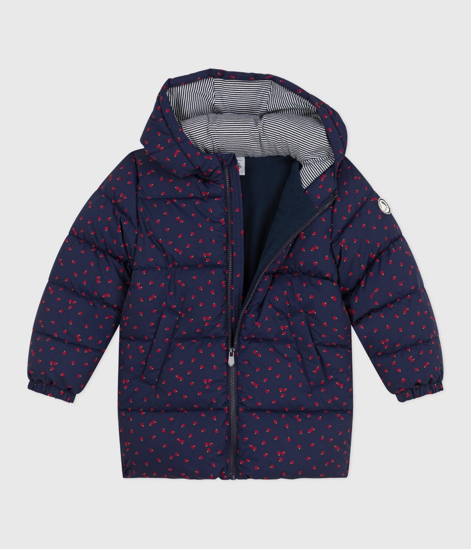 Petit Bateau Piumino lungo bambino stampato, SERA/MULTICO, 10 anni