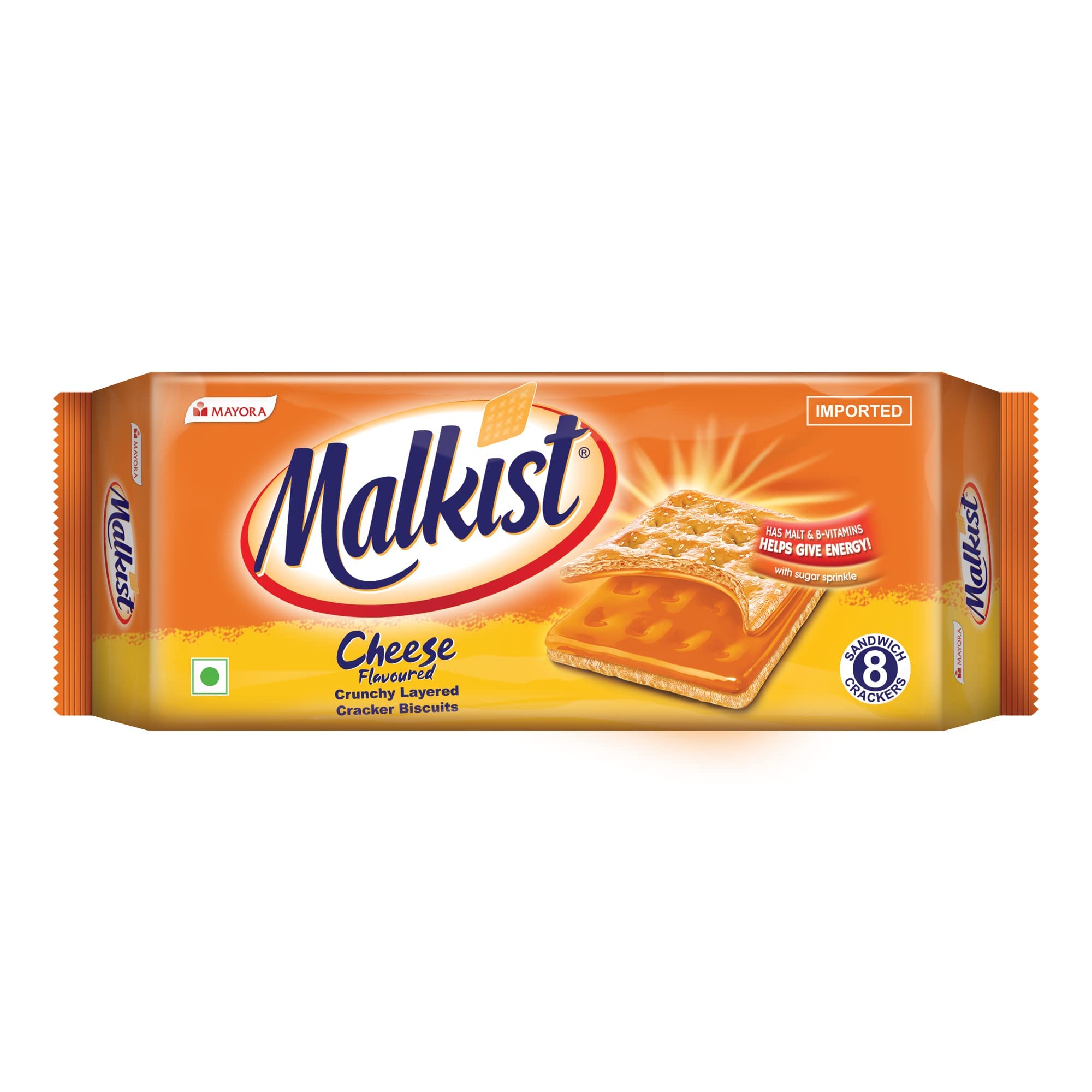 Buy Malkist Cheese Flavoured Cracker Biscuits Family Pack 144gm
